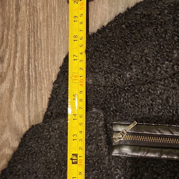 ❤️ EILEEN FISHER CURLY ALPACA BLACK MOTO JACKET, SP (SMALL PETITE) - Picture 16 of 16